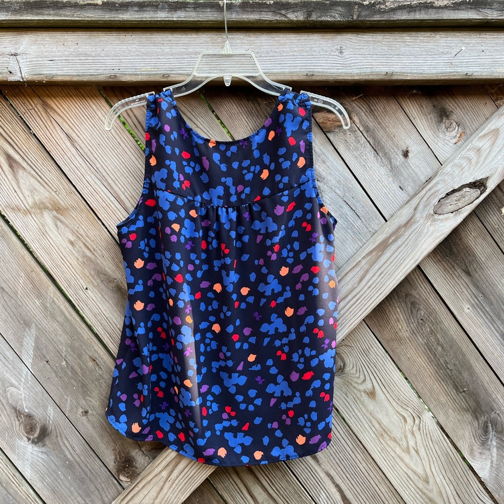 Loft Multi Color Blouse - LP - Picture 2 of 3